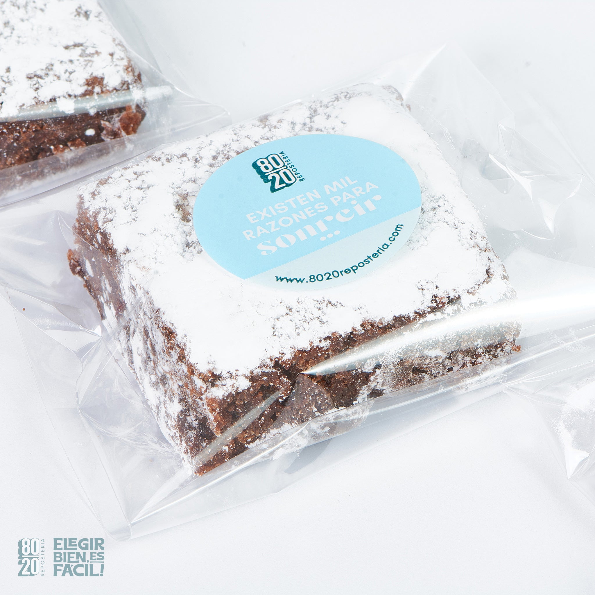 Brownie mediano | Brownies | Repostería
