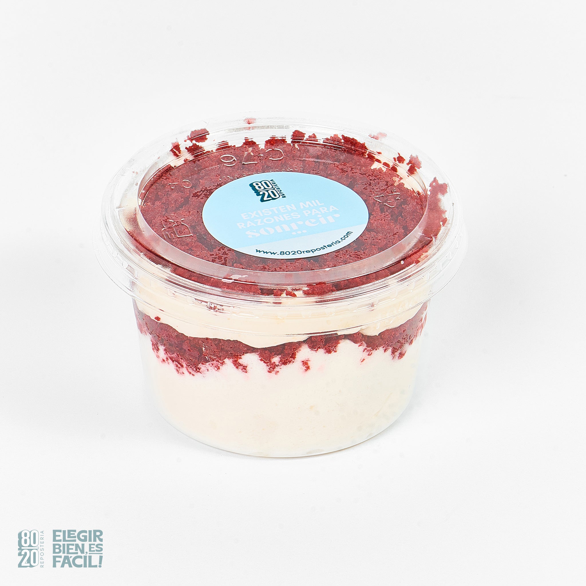 Frasco Torta Red Velvet | Torta personal | Repostería