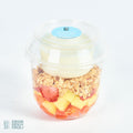 Kumis con granola y fruta | Refrigerios individuales