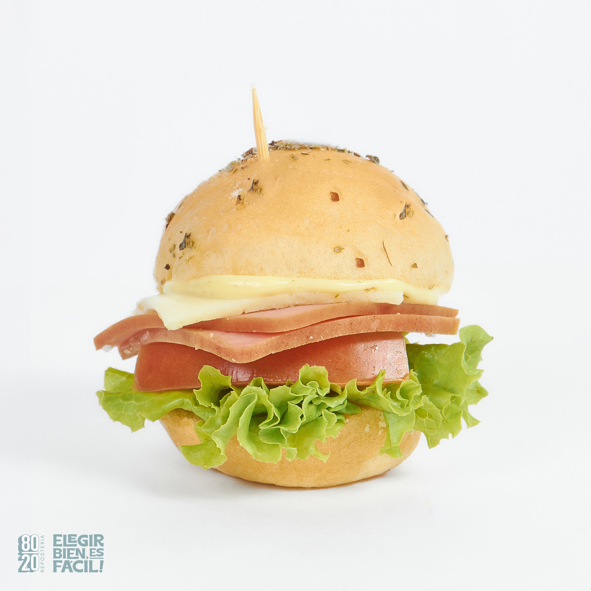 Mini sándwich jamón de cerdo | Pasabocas salado