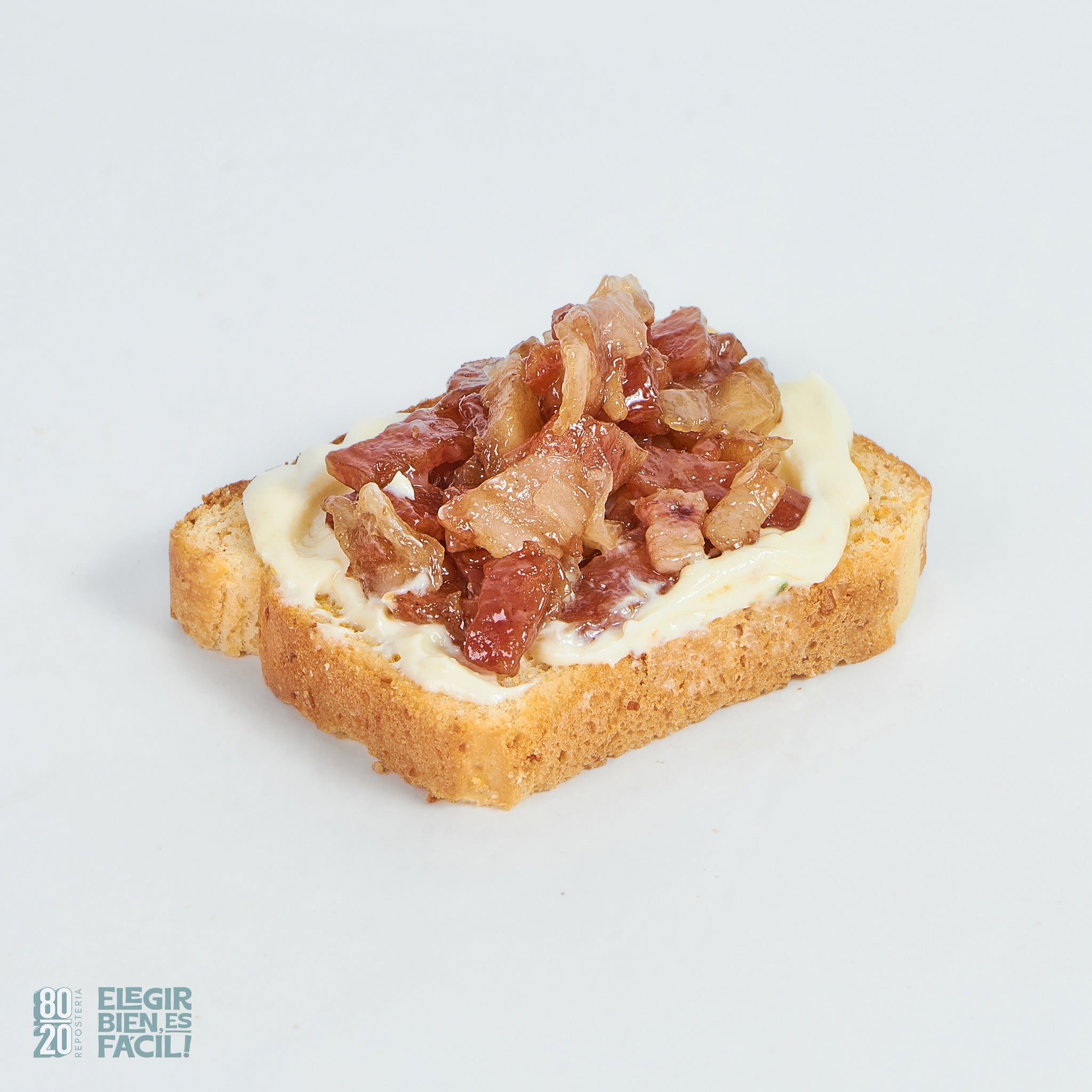 Montadito tocineta y Philadelphia | Pasabocas salado