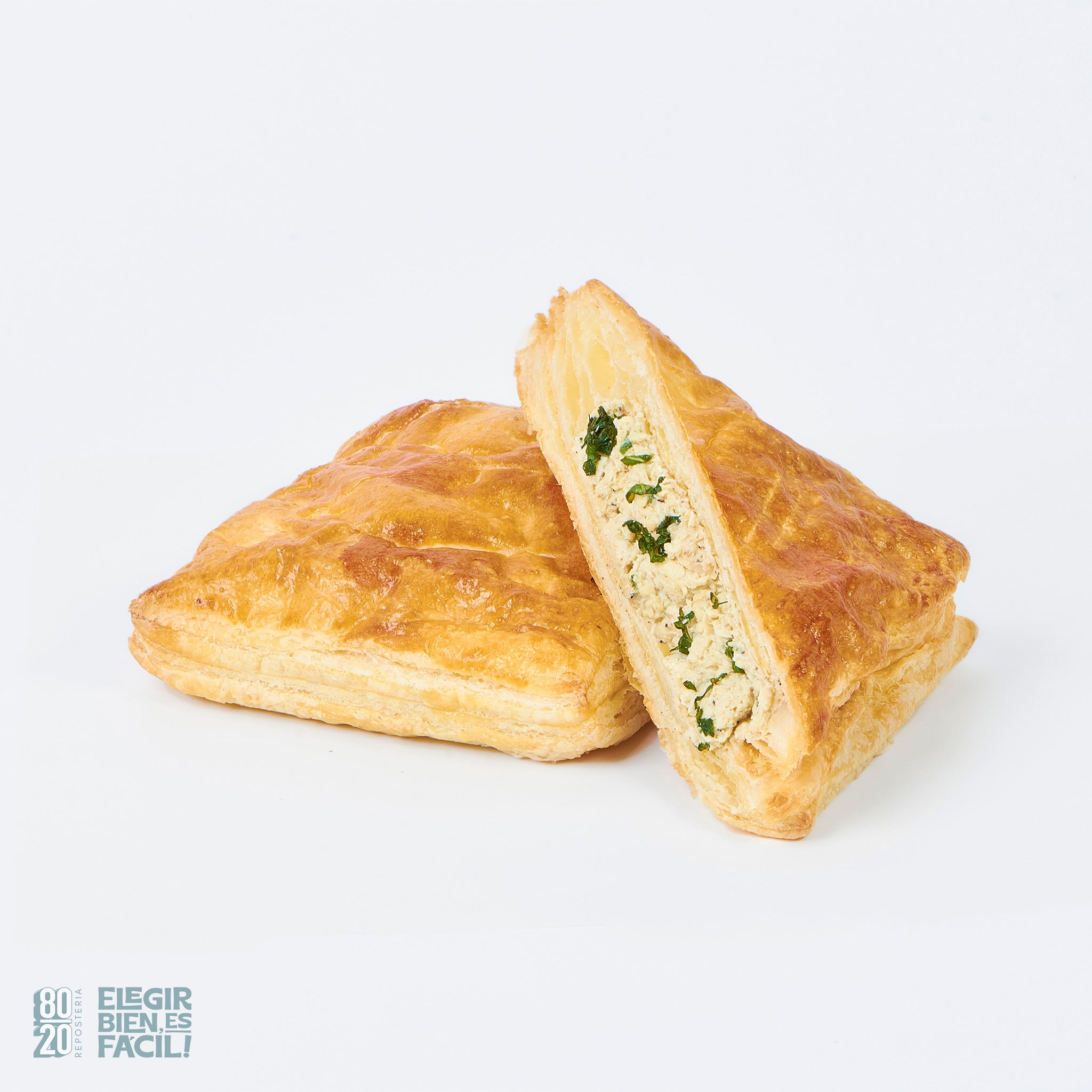 Pastel De Pollo Al Pesto | Refrigerios individuales