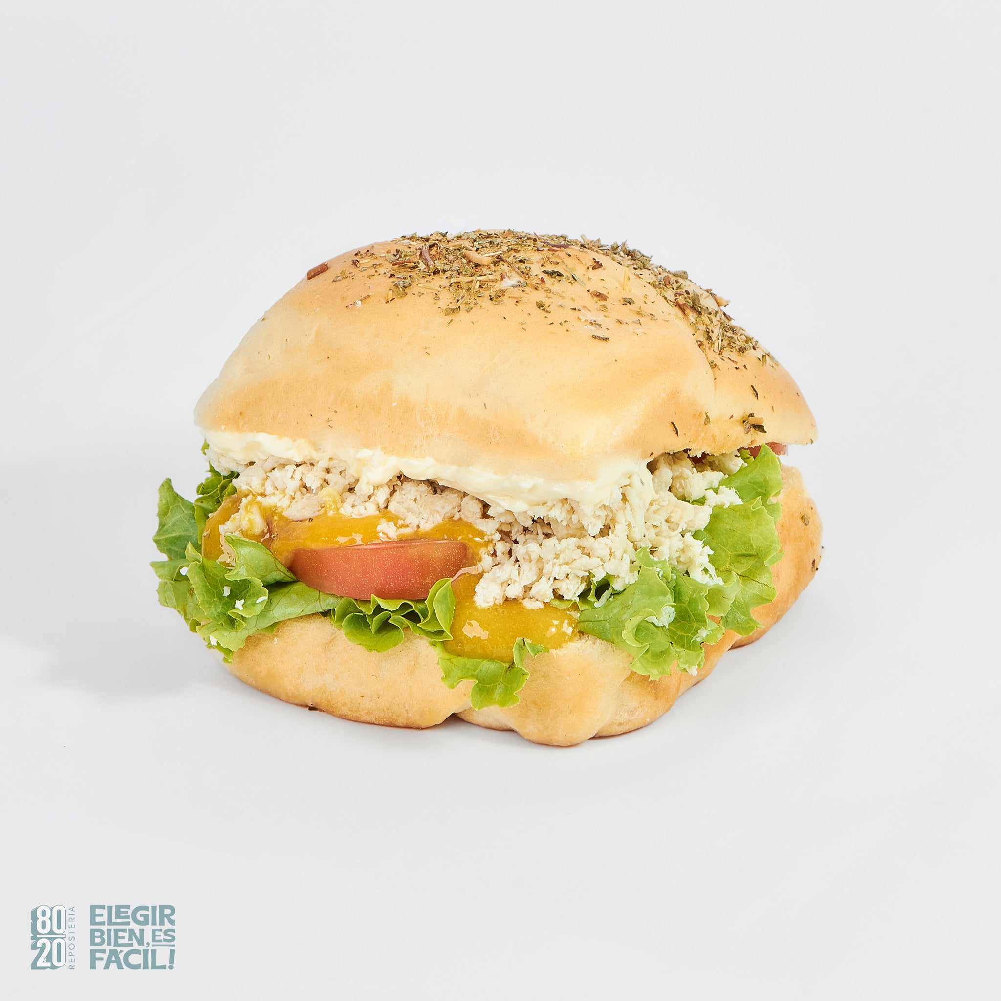 Sándwich pollo miel mostaza | Refrigerios individuales