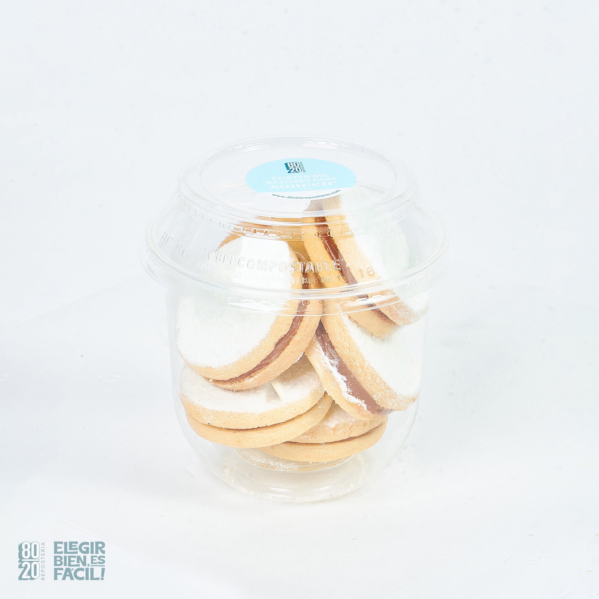 Vaso Alfajor Tradicional X6 | Galletas | Repostería