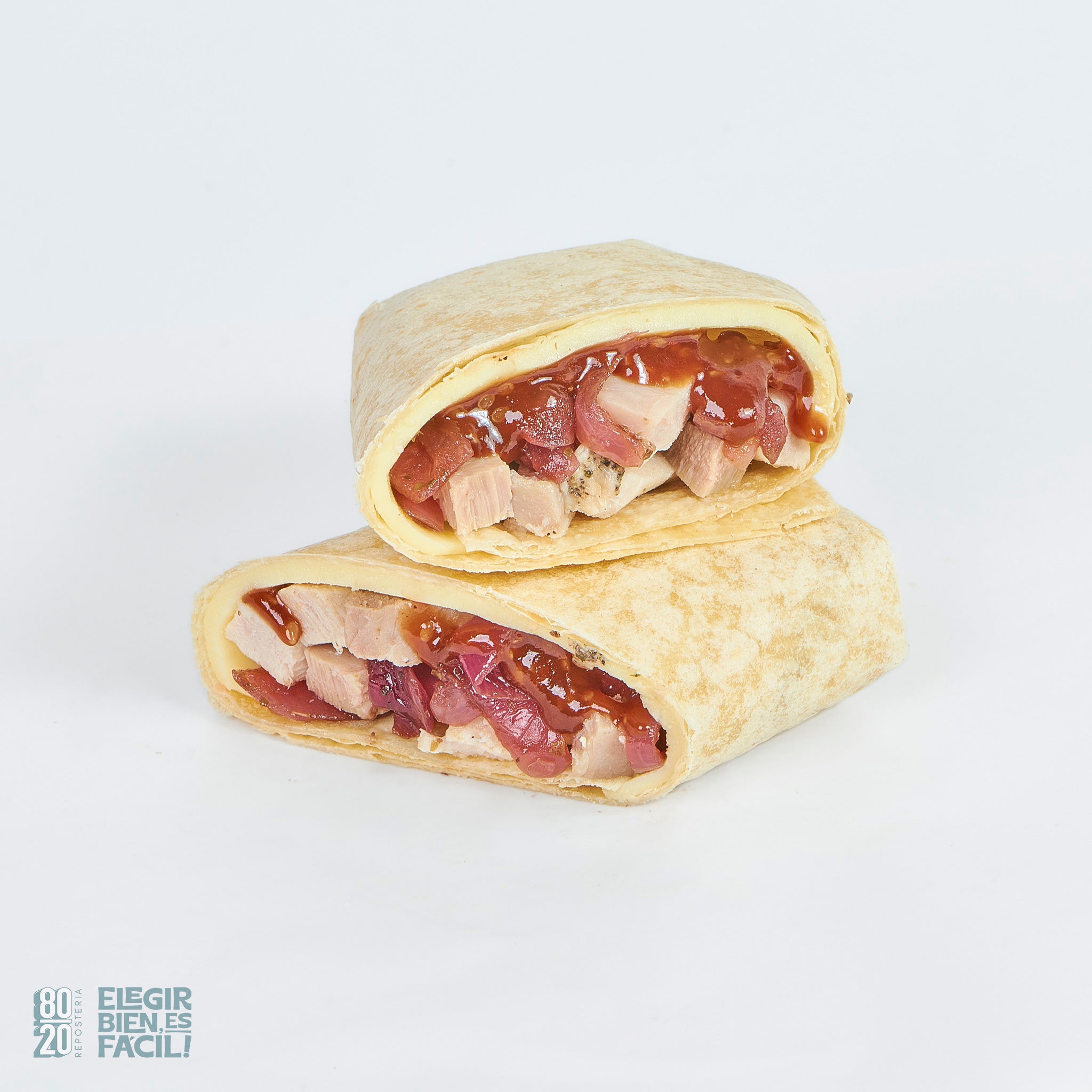 Wrap pernil BBQ | Refrigerios individuales