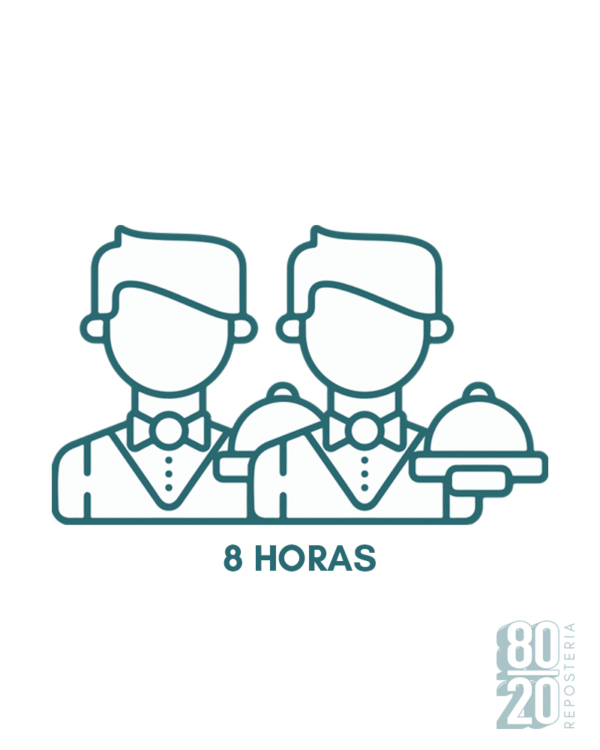 2 MESEROS 8 HORAS 8020 REPOSTERIA | 8020 Repostería |