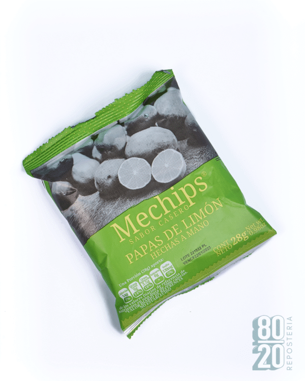 PAPAS CHIPS DE LIMON 8020 REPOSTERIA | 8020 Repostería |